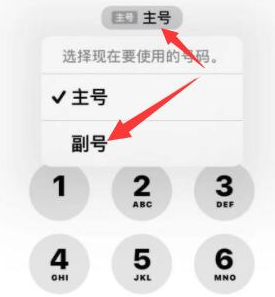 政和苹果14维修店分享iPhone 14 Pro Max使用副卡打电话的方法 